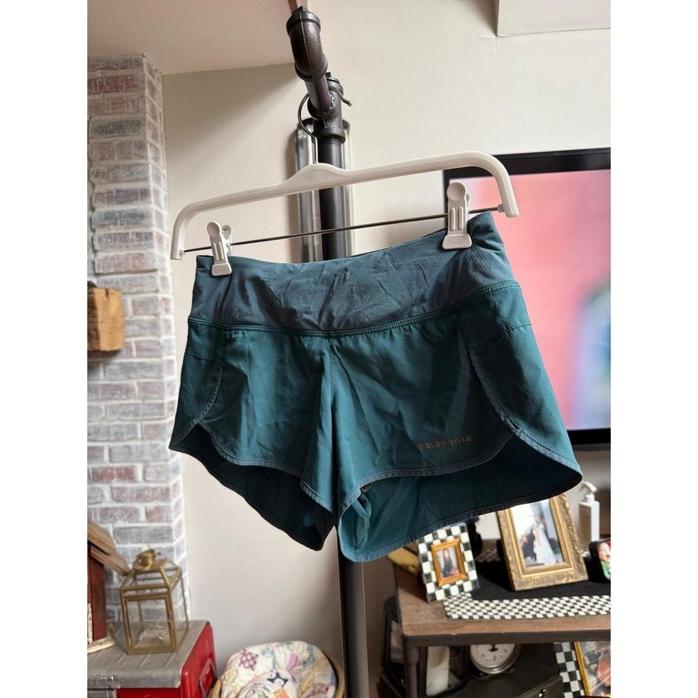 Patagonia Women's Athletic Shorts Teal XS